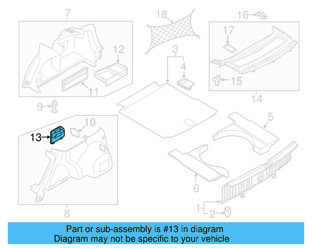 Battery Cover 561-868-865-1BS - View 4