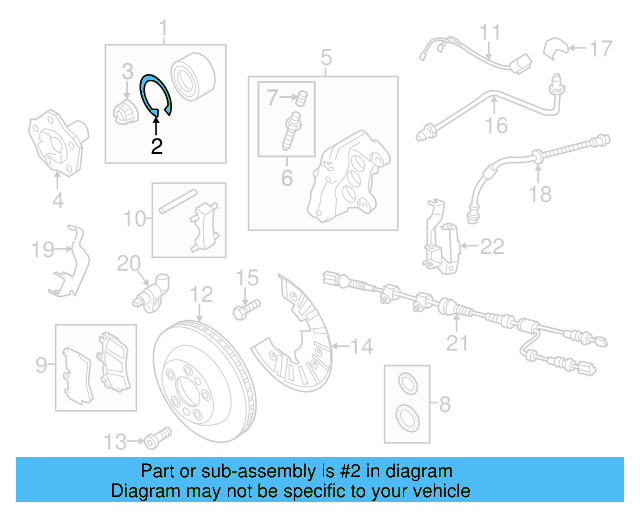 Bearing Assembly Snap Ring N-105-320-01 - View 3