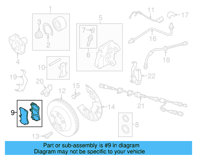 Brake Pads Front 7P6-698-151-F - View 3