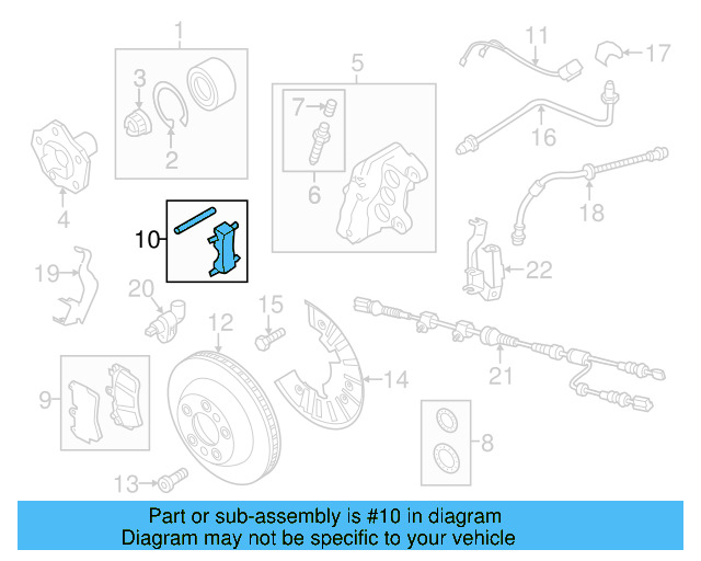 Brake Pads Mount Kit 7L6-698-269-B - View 8