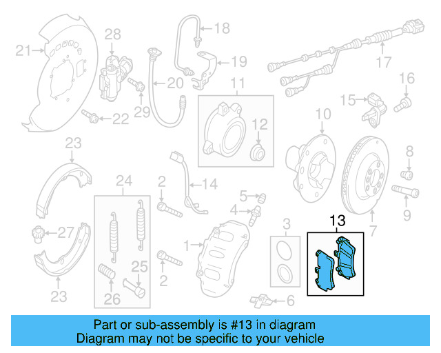 Brake Pads Rear 7P6-698-451-C - View 11