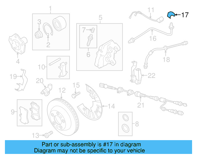 Brake Hydraulic Line Bracket 4D0-611-715-B - View 19