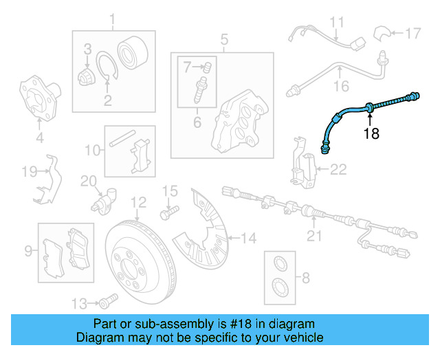Brake Hose 7P6-611-701 - View 2