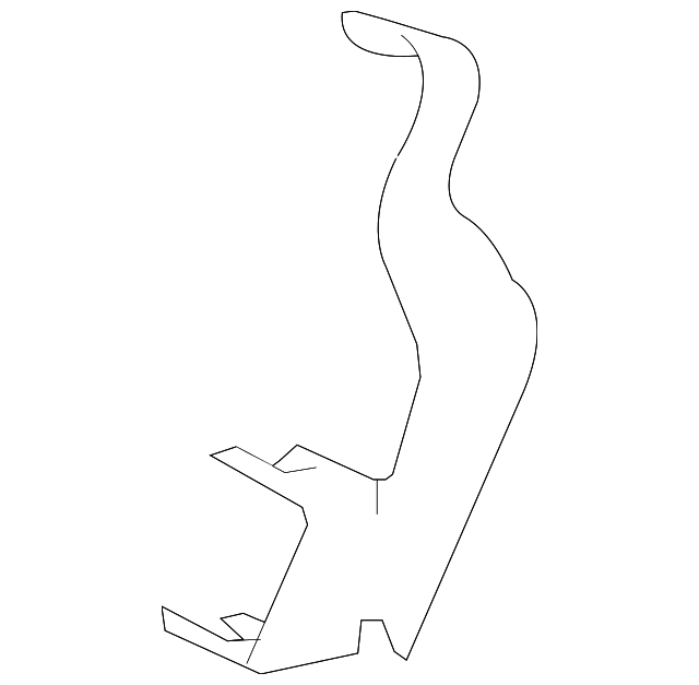 Brake Hose Bracket 7P0-614-514-B - View 2