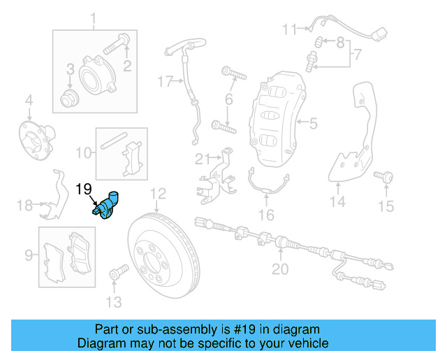 Brake Hose Bracket 7P0-614-514-B - View 6