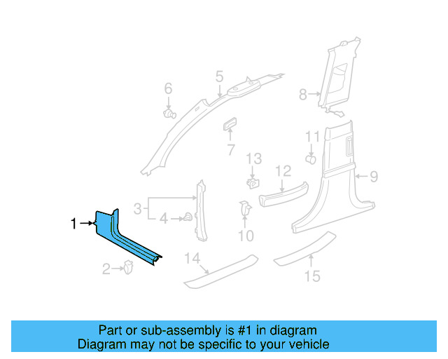 Cowl Trim 3D1-863-484-G-75R