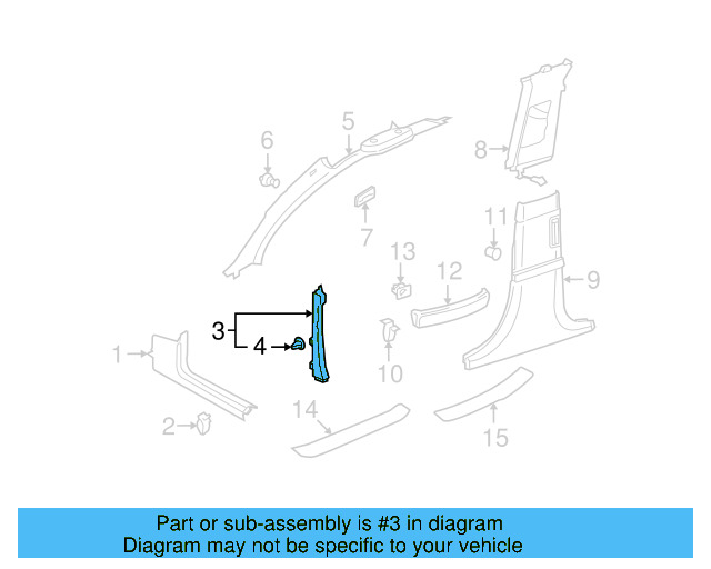 Lining 3D0-868-237-A-77H - View 2