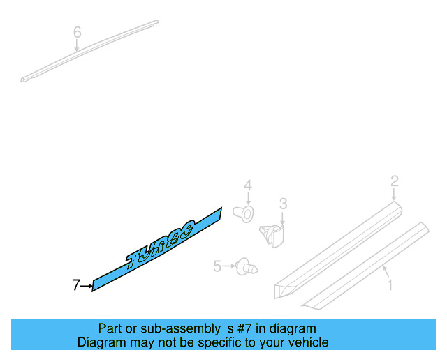 Decal 5C5-853-316-AG-LU1 - View 4