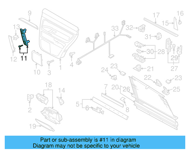 Insert Panel Clip 7L6-857-942