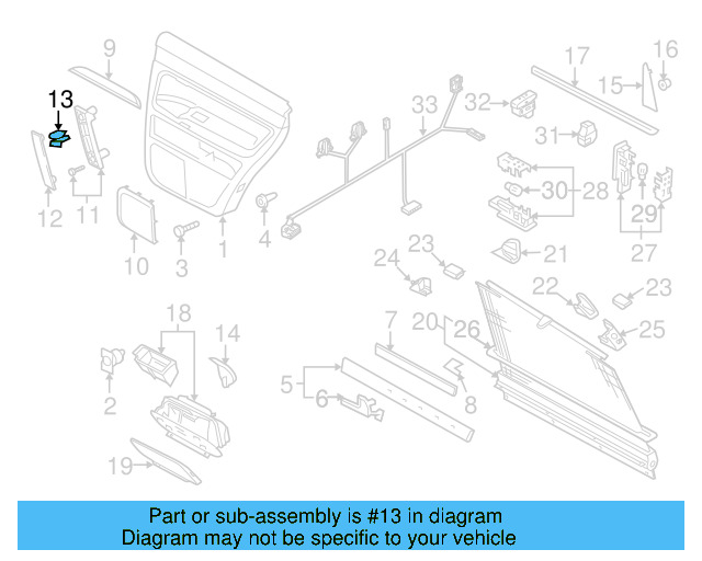 Door Panel Handle Cover Clip N-907-760-01 - View 19