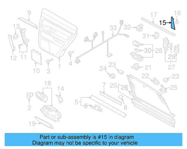 Door Panel Handle Cover Clip N-907-760-01 - View 18
