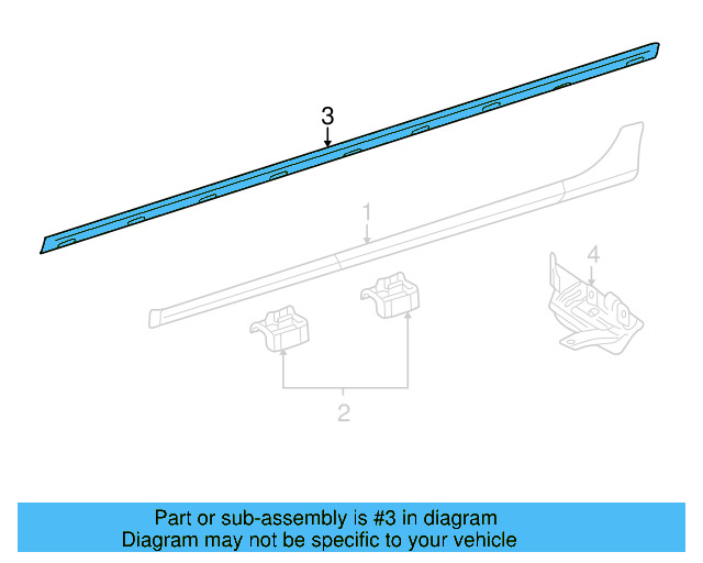 Retaining Strip 1K0-853-543 - View 5