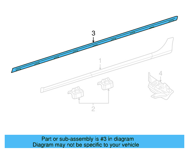 Retaining Strip 1K0-853-543 - View 7