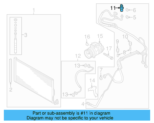 Pressure Sensor 4H0-959-126-C - View 26