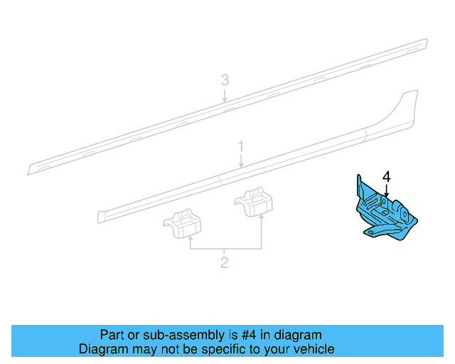 Rocker Panel Molding Cap 1K0-854-856-B-9B9 - View 10