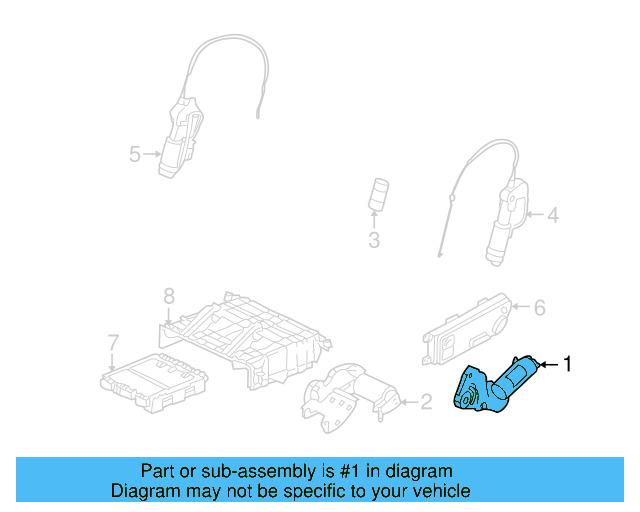 Adjust Motor 7L0-959-761-A - View 14