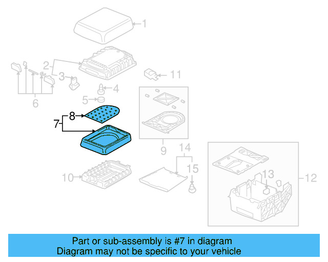 Console Tray 7L6-863-077-3X1