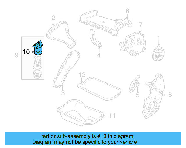Oil Filter 021-115-562-A - View 3