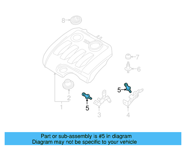Floor Pan Stud 03L-103-164 - View 9