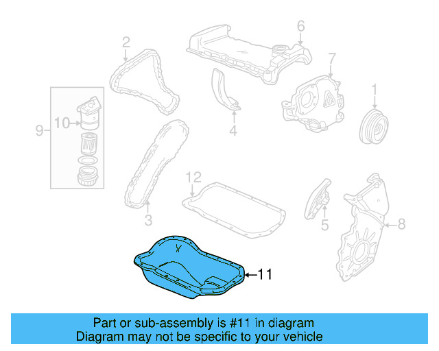 Oil Pan 021-103-598 - View 2