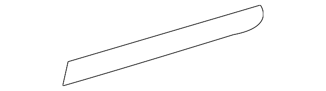 Body Side Molding (Unpainted) 1k4853753agru