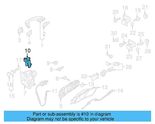 Lock Cover 5K0-837-349-B - View 47