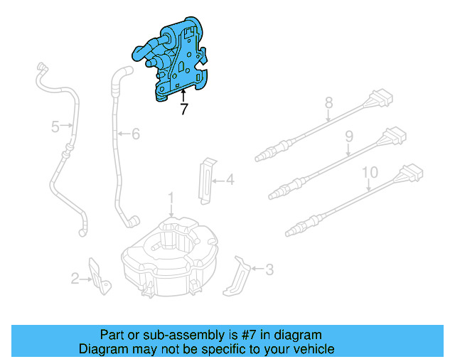 Evaporative Emissions System Leak Detection Pump 7L0-906-243-A - View 30