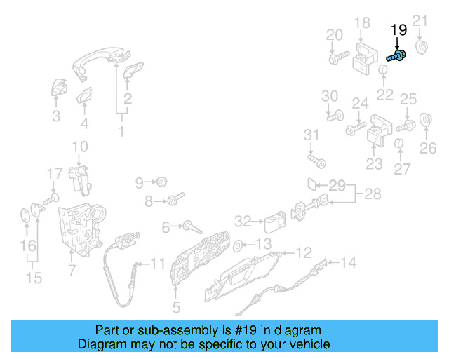 Upper Hinge Mount Bolt N-912-056-02 - View 40