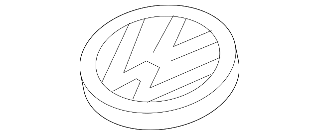 Engine Cover Emblem 06A-103-940-G