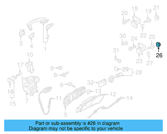Upper Hinge Mount Bolt N-912-056-02 - View 47