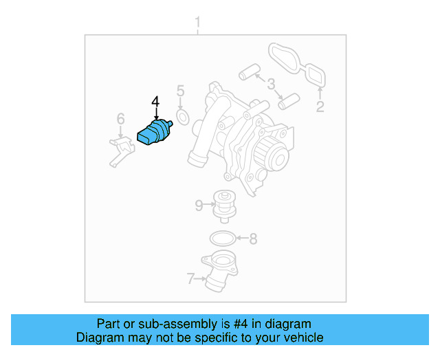 Temp Sensor 06A-919-501-A - View 134