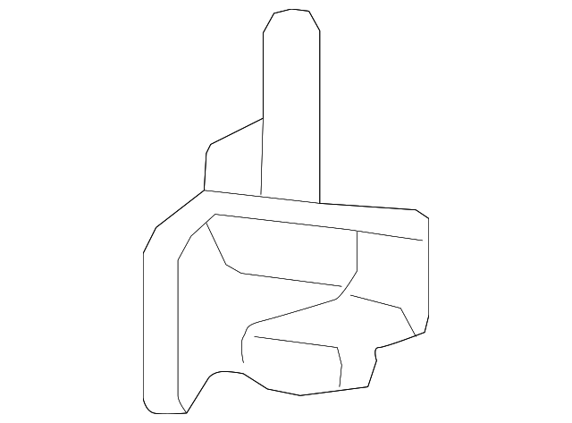 Lower Hinge 1C0-831-412-B - View 2