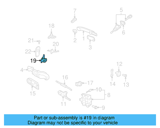 Lower Hinge 1C0-831-412-B - View 6