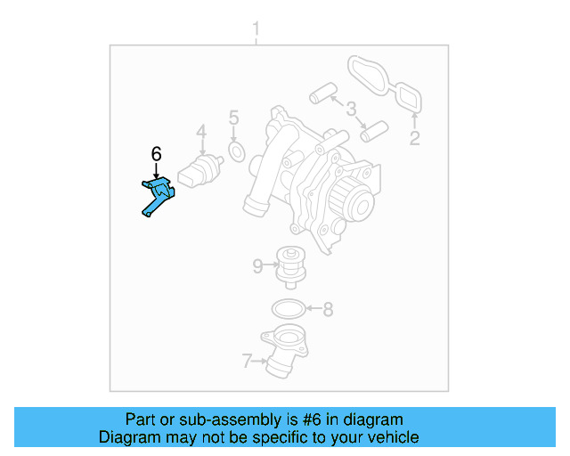 Temp Sensor Retainer Spring 032-121-142 - View 93