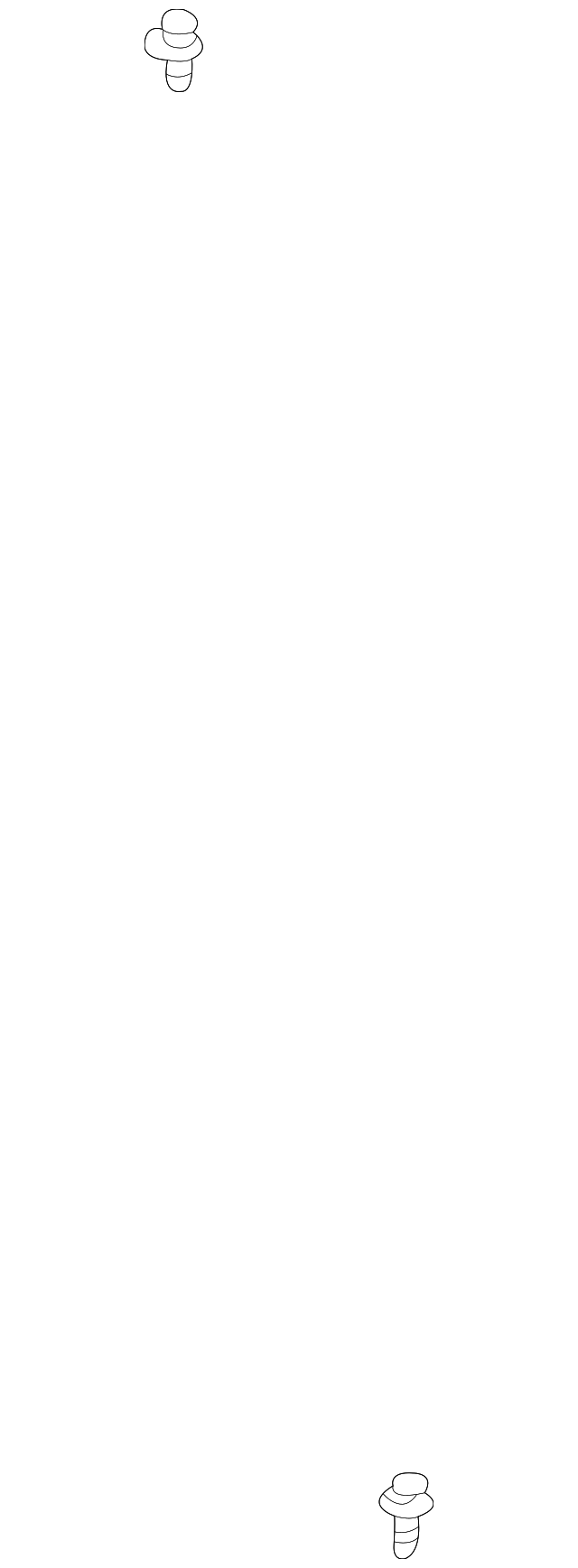 Fender Liner Screw N-907-750-01 - View 3