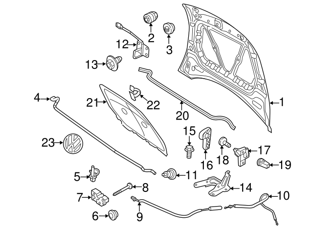 Lock & Switch Bolt WHT-000-425 - View 37
