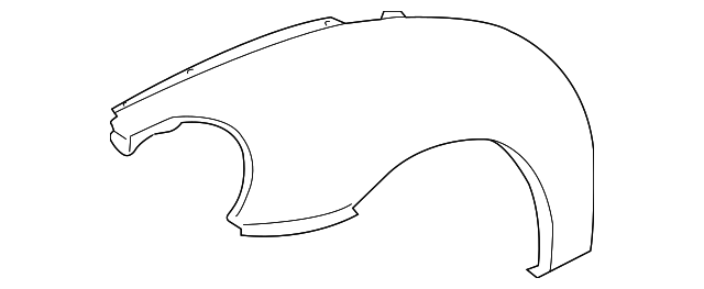 Fender (Unpainted) 1y0821105gru - View 3