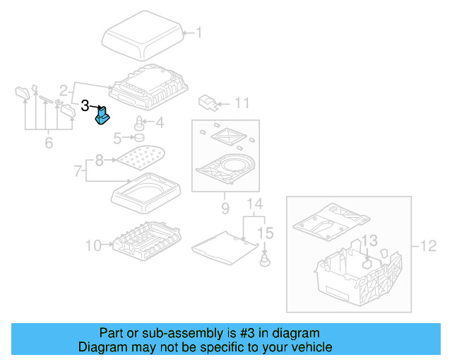 Mount Stop 7L6-863-568 - View 3