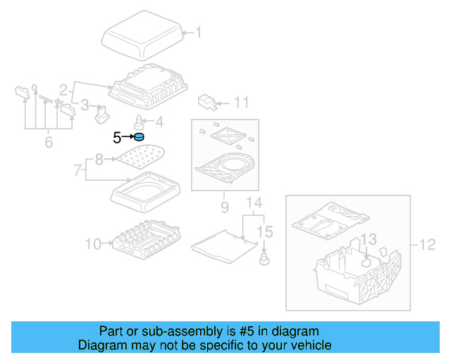 Mount Cap 7L6-863-559 - View 3