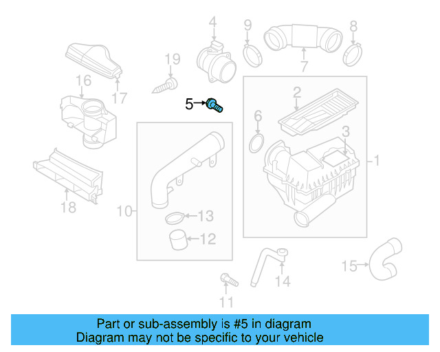Air Mass Sensor Screw N-901-720-04 - View 35