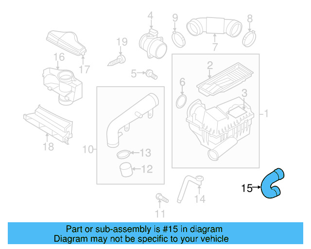 Air Inlet Duct 5P0-805-971-9B9 - View 27