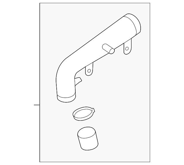 Engine Air Intake Hose 1K0-129-654-BE - View 40