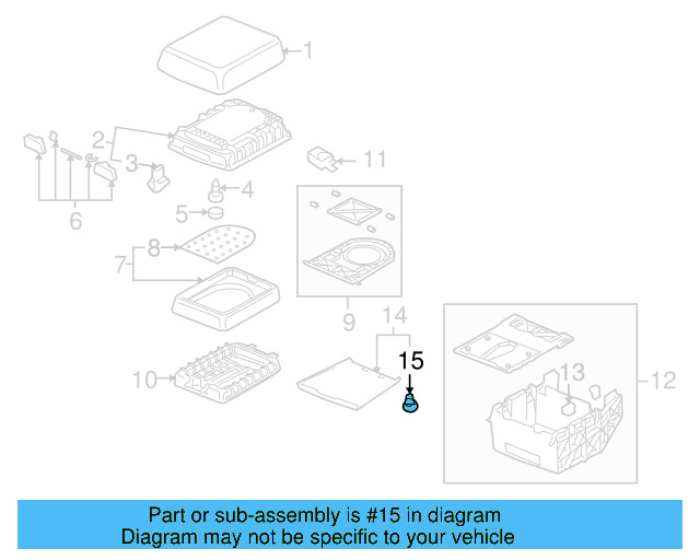 Trim Molding Clip 4A0-853-107 - View 28