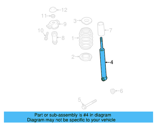 Shock Absorber 5Q0-513-029-JP