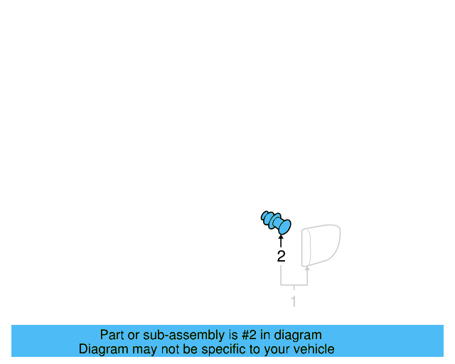 Body Side Molding Clip 3D0-853-576 - View 5