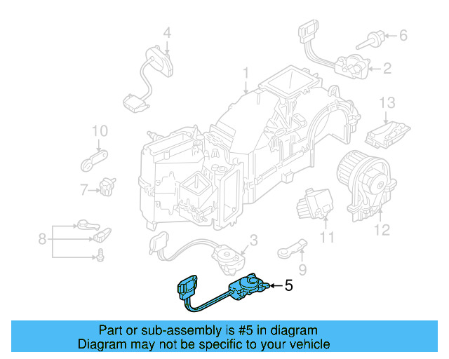 HVAC Air Inlet Door Actuator 8D2-820-511-C - View 12