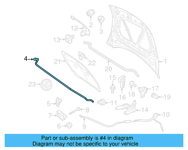 Support Rod 5C5-823-363-C - View 4