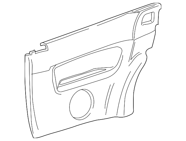 Lower Quarter Trim 1J3-867-043-CN-HSA - View 2