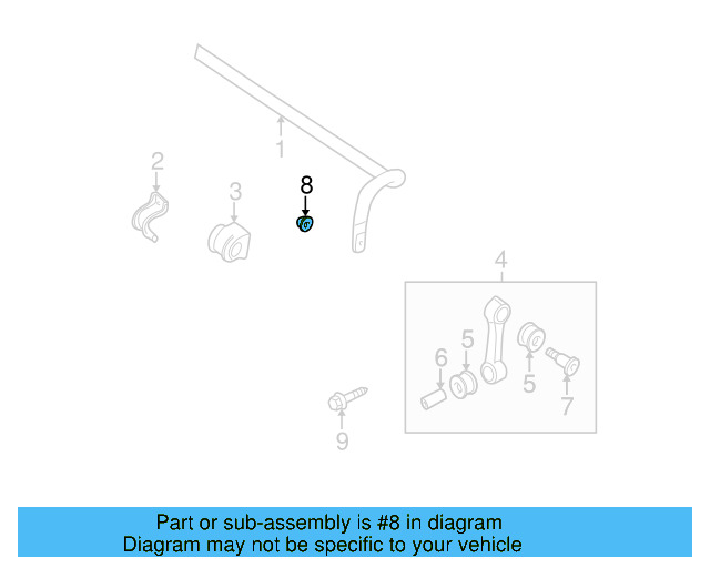 Stabilizer Link Nut N-102-613-10 - View 15