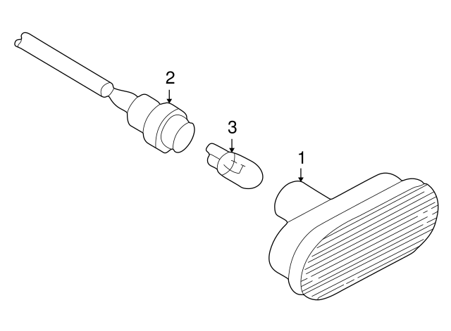 Signal Lamp 3B0-949-117-C